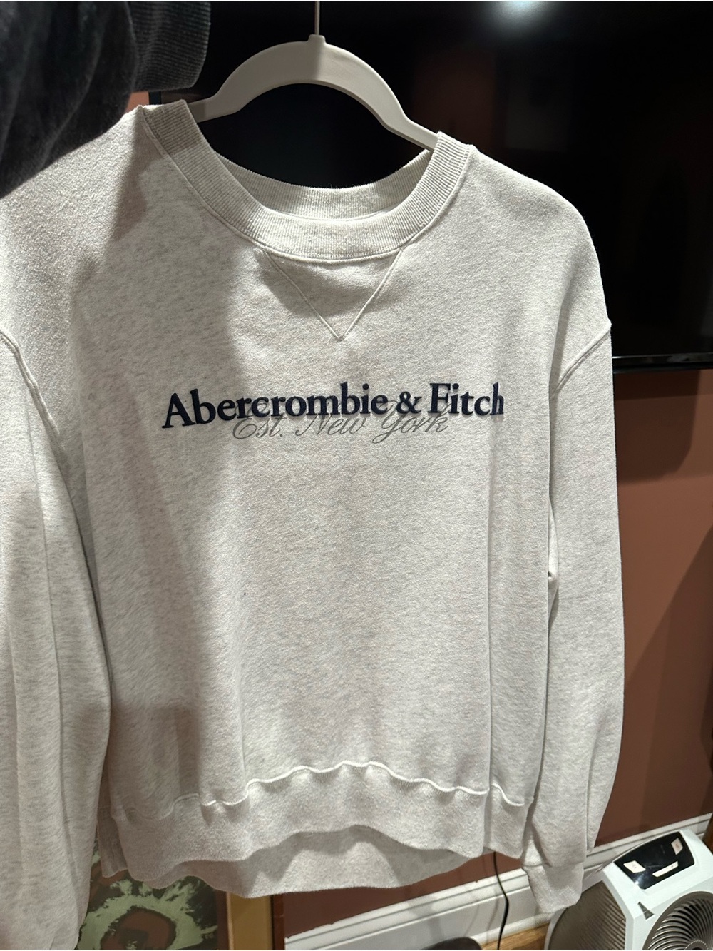 Abercrombie & Fitch Soft A&F Collection  Crewneck Sweatshirt - Light Gray